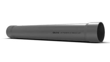 PVC Pressure Pipe 75mm PNT14 Solvent Socketed