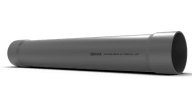 PVC Pressure Pipe 90mm PNT14 Solvent Socketed