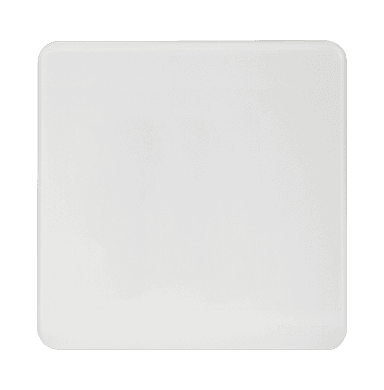 SCINTILLA Blank Plate with Removable Plug White with White Surround