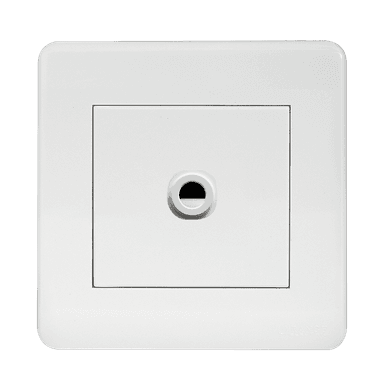 SCINTILLA 1Gang 25Amp Flex Outlet White with White Surround