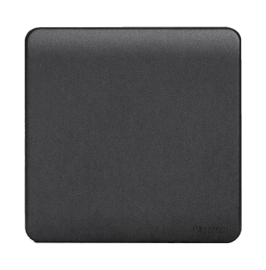 SCINTILLA Blank Plate with Removable Plug B/Matte with GM/Matte Surround
