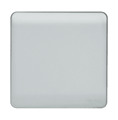 SCINTILLA Blank Plate with Removable Plug B/Matte with S/Matte Surround