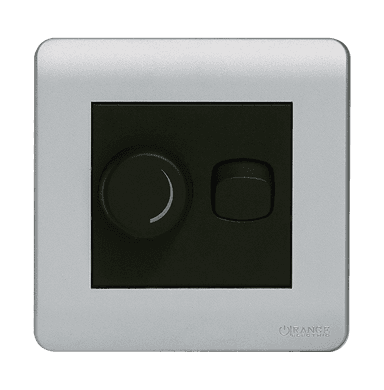 SCINTILLA 400Watt Light Dimmer Controller with Switch B/Matte with S/Matte Surround