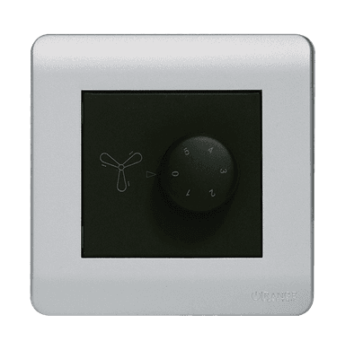 SCINTILLA 90Watt 5Step Humfree Fan Controller B/Matte with S/Matte Surround