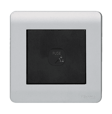 SCINTILLA 1Gang 13Amp. Fused Unit B/Matte with S/Matte Surround