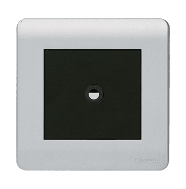 SCINTILLA 1Gang 25Amp Flex Outlet B/Matte with S/Matte Surround