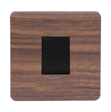 SCINTILLA 20Amp. Double Pole Switch with Indicator + Earth Bar B/Matte with Kumbuk Surround