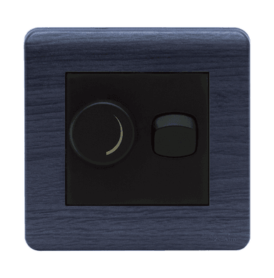 SCINTILLA 400Watt Light Dimmer Controller with Switch B/Matte with Kaluwara Surround