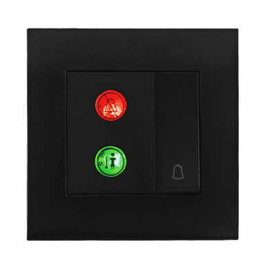 AKOYA 10AX DND Outdoor Switch B/Matte with B/Matte Surround