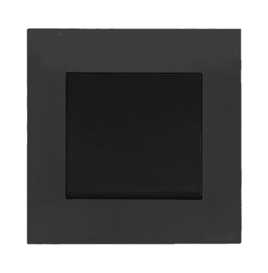 AKOYA 16Amp. 1Gang 1Way Switch B/Matte with GM/Matte Surround