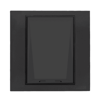 AKOYA 1Gang 45Amp Flex Outlet B/Matte with GM/Matte Surround