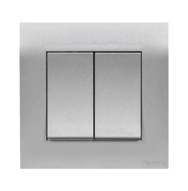 AKOYA 16Amp. 2Gang 2Way Switch S/Matte with S/Matte Surround