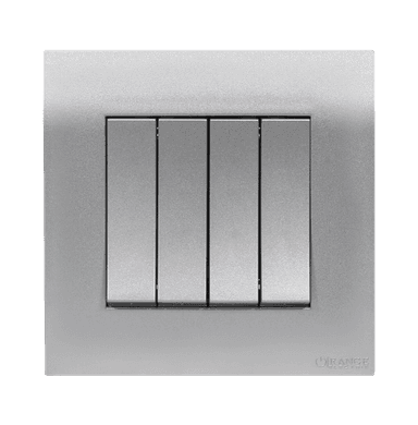 AKOYA 16Amp. 4Gang 2Way Switch S/Matte with S/Matte Surround