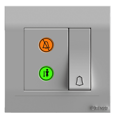 AKOYA 10AX DND Outdoor Switch S/Matte with S/Matte Surround