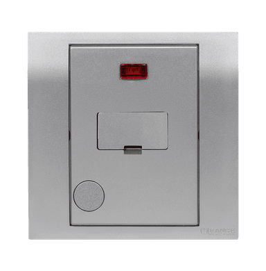 13Amp. Unswitched Fuse Connection Unit with Indicator S/Matte with S/Matte Surround