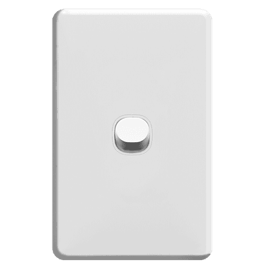 ENIGMA 16Amp. 250V a.c. 1Gang 2Way Vertical Classic White (Australian Standard)