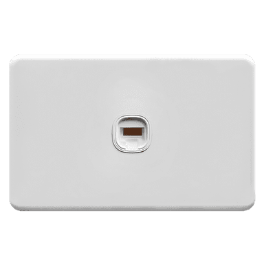 ENIGMA 1Gang cat 5e Socket (Horizontal) Classic White (Australian Standard)