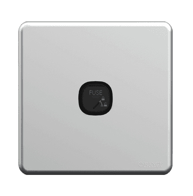 ENIGMA 13Amp. Fuse Connection Unit Stone Black (British Standard)