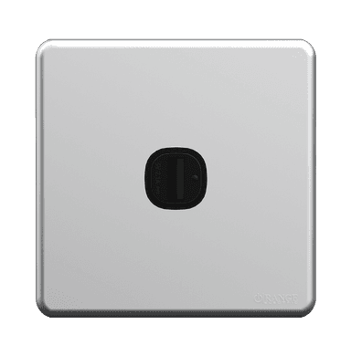 ENIGMA 2.1Amp. 1Gang Type-A USB Charger Outlet Stone Black (British Standard)