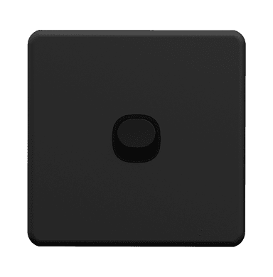 ENIGMA 10Amp. 1Gang 1Way Switch Gunmetal (British Standard)