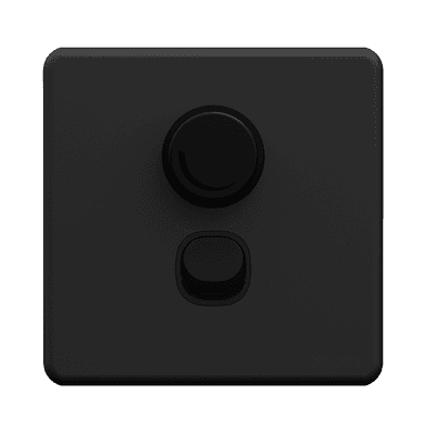 ENIGMA 400Watt Light Dimmer Controller with Switch Gunmetal (British Standard)