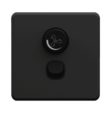 ENIGMA 400Watt Fan Controller with Switch Gunmetal (British Standard)
