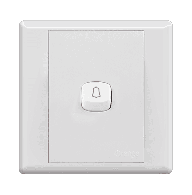 MONACO 10Amp. 1Gang 2Way Bell Press Switch White with WH/Surround