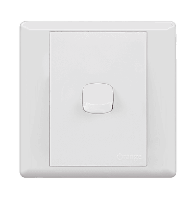 MONACO 10Amp. 1Gang 2Way Switch White with WH/Surround