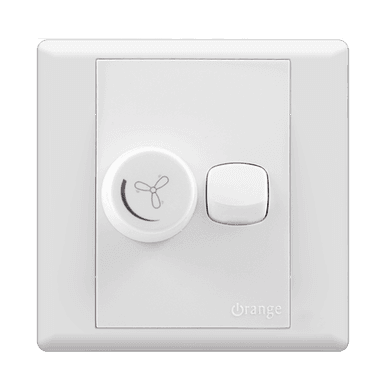 MONACO 400Watt Fan Controller with Switch White with WH/Surround