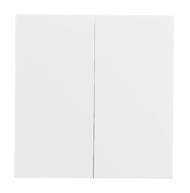 VIRAGO 2Gang 1Way Switch White