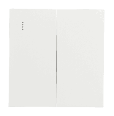 VIRAGO 2Gang 2Way Switch with Indicator White