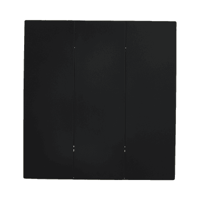 VIRAGO 3Gang 1Way Switch Black