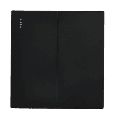 VIRAGO 2Gang 2Way Switch with Indicator Black