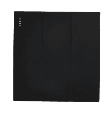 VIRAGO 3Gang 2Way Switch with Indicator Black