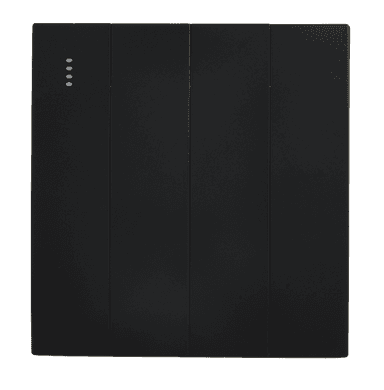 VIRAGO 4Gang 2Way Switch with Indicator Black
