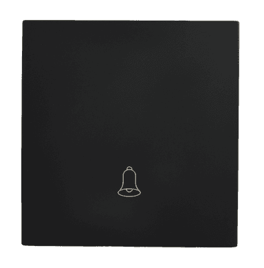 VIRAGO Door Bell Switch without Indicator Black