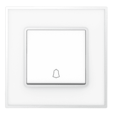 YULE 16Amp. 1Gang 1Way  Bell Press Switch White