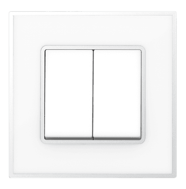 YULE 16Amp. 2Gang 2Way Switch White