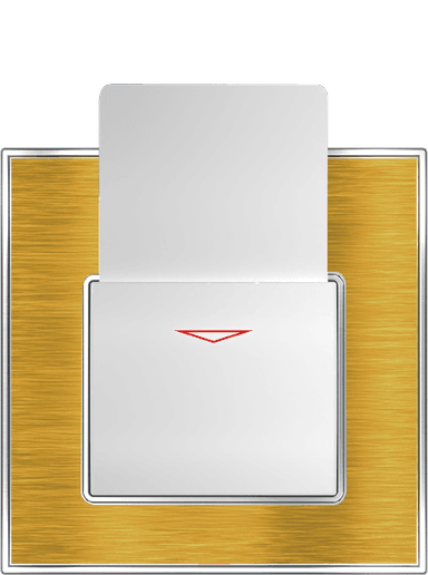 YULE 25Amp. Electronic Key Card Switch Gold
