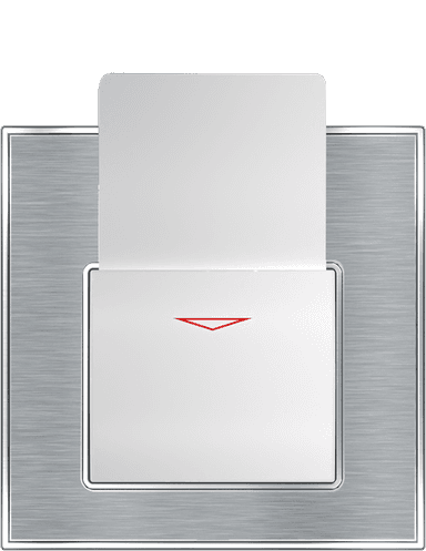 YULE 25Amp. Electronic Key Card Switch Silver