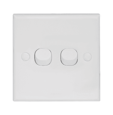CLASSIC 10Amp. 2Gang 1Way Switch