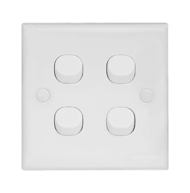 CLASSIC 10Amp. 4Gang 1Way Switch