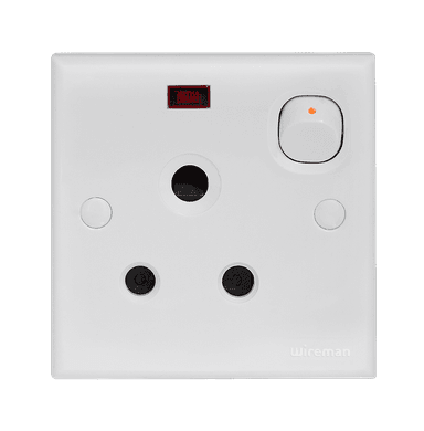 CLASSIC 15Amp. Switched Socket Outlet with Neon