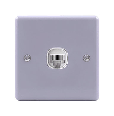 1Gang 8Wire 8Contact Data Socket Outlet with Mnt./Box