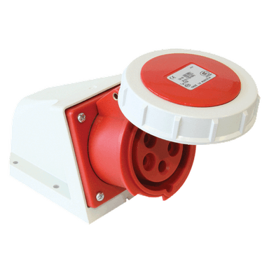 ATLANTIS CEE Series 16Amp. 110V IP67 2P+E Wall Mounted Socket 50/60Hz - 4h