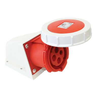 ATLANTIS CEE Series 32Amp. 440V 4Pole IP67 Container Wall Mounted Socket 50/60Hz - 3h