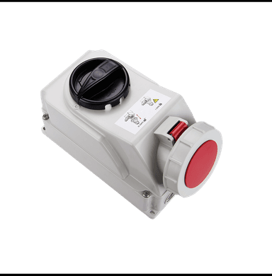 ATLANTIS CEE Series 32Amp. 440P 4Pole IP67 Container Switched Interlocked Socket 50/60Hz - 3h