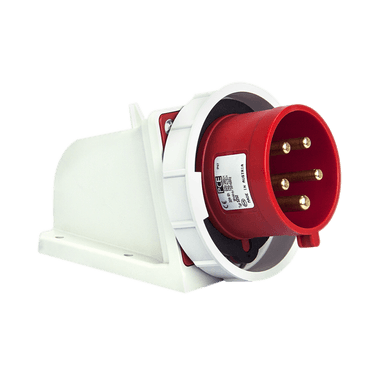 ATLANTIS CEE Series 32Amp. 400V IP67 3P+N+E Wall Mounted Plug 50/60Hz - 6h