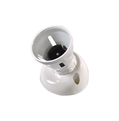 2Terminal Angled Batten Holder White