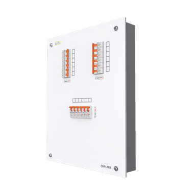 12Way Vertical TPN Single Door Metal Distribution Box